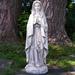 Northlight Seasonal 28" Religious Praying Virgin Mary Outdoor Garden Statue Resin/Plastic in Gray | 27.75 H x 9 W x 9 D in | Wayfair 32588585