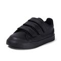 Kickers Infant Unisex Tovni Triple Strap School Shoes, Black, 8.5 UK Child