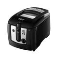 Russell Hobbs Electric Deep Fat Fryer, 3L capacity/can cook 1.2kg food, Digital timer, Large observation window, Non-stick coated pan, Adjustable thermostat, Handle lift system, 2300W, 24580