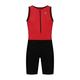 Rogelli Kid's Florida Triathlon Suit, Black/Red, 140/152
