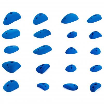 blue pill - Small Mix - Klettergriffe Gr S/M blau/weiß