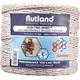 Rutland 19-189R Geflochtenes Elektrozaunseil, 400 m, weiß mit rot