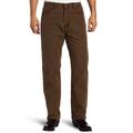 Wrangler Men's Rugged Wear Woodland Thermal Jean,Night Brown,34x32