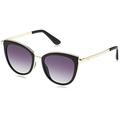 Guess Unisex Adults’ GU7491 01B 52 Sunglasses, Black (Nero Lucido/Fumo Grad)