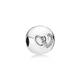 Pandora Clip Bead 792150CZ Woman Silver Linked Hearts Zirconia