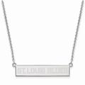 Women's St. Louis Blues Sterling Silver Small Bar Necklace
