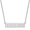 Women's Philadelphia Phillies Sterling Silver Small Bar Necklace