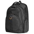 Everki Atlas Laptop Rucksack, 11 bis 15,6 Zoll Anpassbares Laptopfach, Trolley-Lasche, Schwarz, 29.5 L