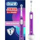 Oral-B Kids Electric Toothbrush, Kids Gifts, 1 Toothbrush Head, with Kid-Friendly Sensitive Mode, For Junior Kids Ages 6+, 2 Pin UK Plug, Purple