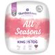 Slumberdown All Seasons 15 Tog King Size Duvet - 4.5 Tog Cool Summer Plus 10.5 Tog All Year Round 3 in 1 Combination Quilt - Soft Touch Cover, Hypoallergenic, Machine Washable, Size (225 x 220)