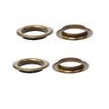 Trimming Shop 40mm Bronze Eyelets Rings with Self-Backing Washers - Perfect for Curtains, Drapes and PVC Banners, Vinyl, Tarpaulin, Pool Cover, (50 Pieces)