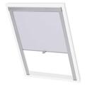 "vidaXL Blackout Roller Blinds White C04 - Temperature-Control Blinds for Velux Window Systems, Adjustable, Easy-Care and Assembly"