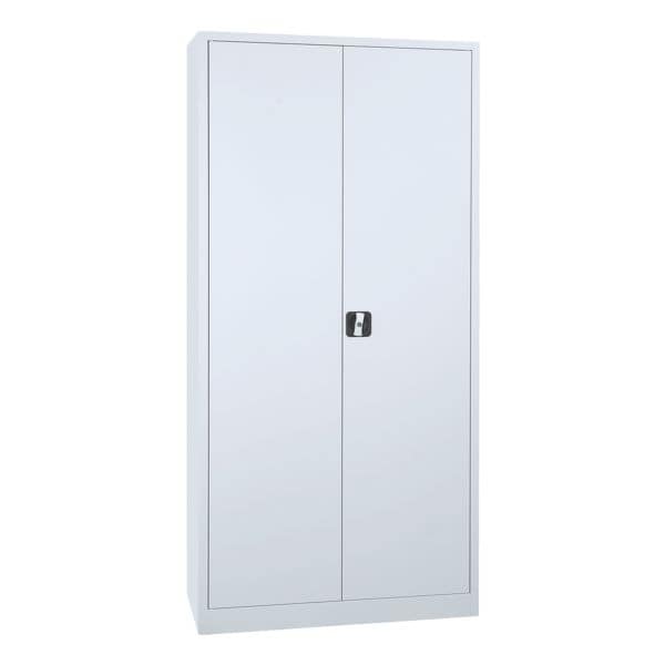Gürkan Stahlschrank mit Flügeltüren 82 x 180 cm grau, 82x180x38 cm Image