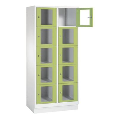 CP Fächerschrank »Classic A« grün, 81x180x50 cm