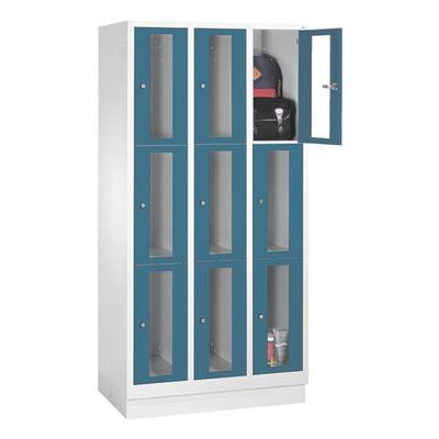 CP Fächerschrank »Classic A« blau, 90x180x50 cm