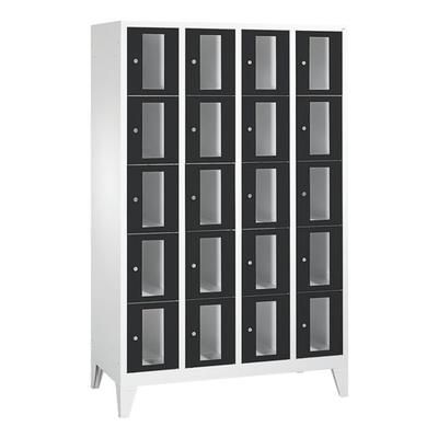 CP Fächerschrank »Classic A« schwarz, 119x185x50 cm
