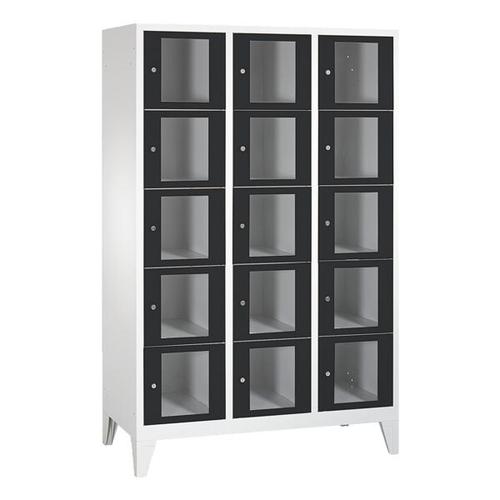 CP Fächerschrank »Classic A« schwarz, 120x185x50 cm