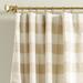 Buffalo Check Drapery Panel - Spa/Ivory, 52"W x 108"L - Ballard Designs Spa/Ivory 52"W x 108"L - Ballard Designs