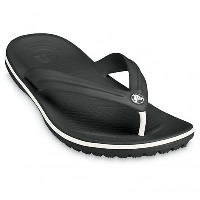Crocs - Crocband Flip - Sandalen US M10 / W12 | EU 43-44 schwarz/grau