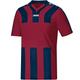 JAKO Kinder Fußballtrikots Trikot Santos KA, bordeaux/navy, 140, 4202