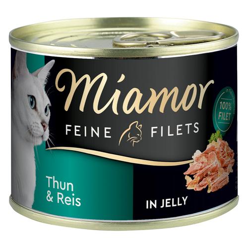 12x185g Feine Filets Naturelle Mixpack Miamor Katzenfutter