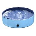 PawHut D01-004BU Badewanne für Hunde Wasserbecken, blau