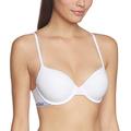 Calvin Klein Women's T-shirt Bra - Perfectly Fit Flex Bra, White, 34B