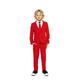 OppoSuits Boys Crazy Suits Aged 2-8 Years in Funny Prints – Comes with Jacket, Pants and Tie Business Set, Red Devil, 6