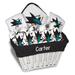 Newborn & Infant White San Jose Sharks Personalized Large Gift Basket