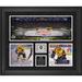 Pittsburgh Penguins Framed 23" x 27" 2017 Stadium Series 3-Photograph Collage with Game-Used Ice from the - Limited Edition of 250