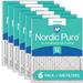 Nordic Pure 24x30x1 Pleated MERV 14 Air Filters 6 Pack