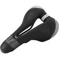 Selle Italia Herren Garda Man Gel Flow Hi-Viz Fahrradsattel, schwarz, One Size