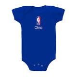 "Infant Royal NBA Logo Personalized Bodysuit"