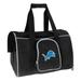 Black Detroit Lions Small 16" Pet Carrier