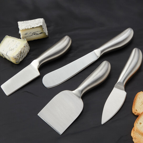 American Metalcraft CKNF4 Evolution 5 1/4" Stainless Steel Hard Cheese Cheese Knife