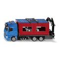 siku 3556, Lorry with Construction Container, 1:50, Metal/Plastic, Blue/Red, Incl. crane for removing the container