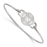 Women's Silver Boston Red Sox Logo Bangle Bracelet