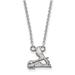 Women's St. Louis Cardinals Small Logo Sterling Silver Pendant Necklace