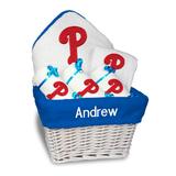 Newborn & Infant White Philadelphia Phillies Personalized Medium Gift Basket