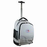 Gray Toronto Blue Jays 19'' Premium Wheeled Backpack