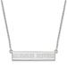 Women's Milwaukee Brewers Sterling Silver Small Bar Necklace