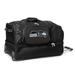 MOJO Seattle Seahawks Black 27'' 2-Wheel Drop Bottom Rolling Duffel Bag