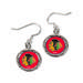 Women's Chicago Blackhawks WinCraft Round Dangle Earrings