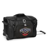 MOJO Black New Orleans Pelicans 22" 2-Wheeled Duffel Bag