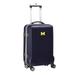Navy Michigan Wolverines 20" 8-Wheel Hardcase Spinner Carry-On