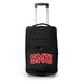 MOJO Black SMU Mustangs 21" Softside Rolling Carry-On Suitcase