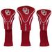 Oklahoma Sooners 3-Pack Contour Golf Club Head Covers