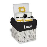 White Pittsburgh Pirates Personalized Small Gift Basket