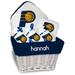 Newborn & Infant White Indiana Pacers Personalized Medium Gift Basket