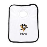 Newborn & Infant White Pittsburgh Penguins Personalized Bib